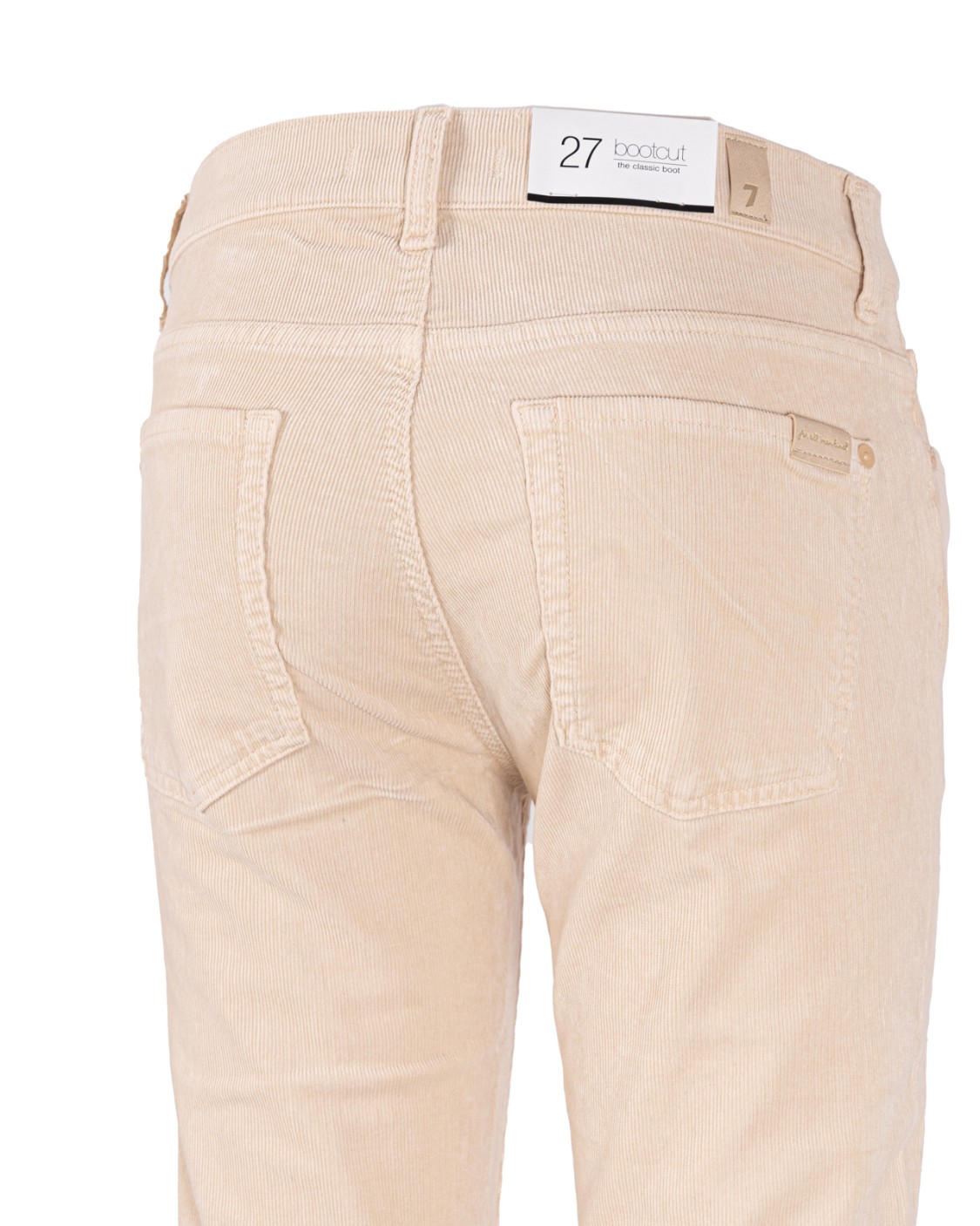 shop SEVEN  Jeans: Seven jeans bootcut.
Vita media.
Bootcut.
Velluto a coste.
Fabbricato in Tunisia.
Composizione: 56% Cotone 37% Modal 8% Poliestere 1% Elastan.. JSWBV640TA-TAPIOCA number 5871597